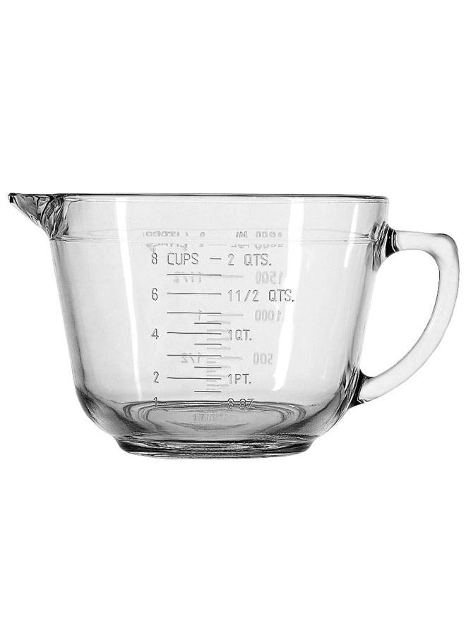 Anchor Hocking Batter Bowl, 2 Quart Glass Mixing Bowl - Image 1